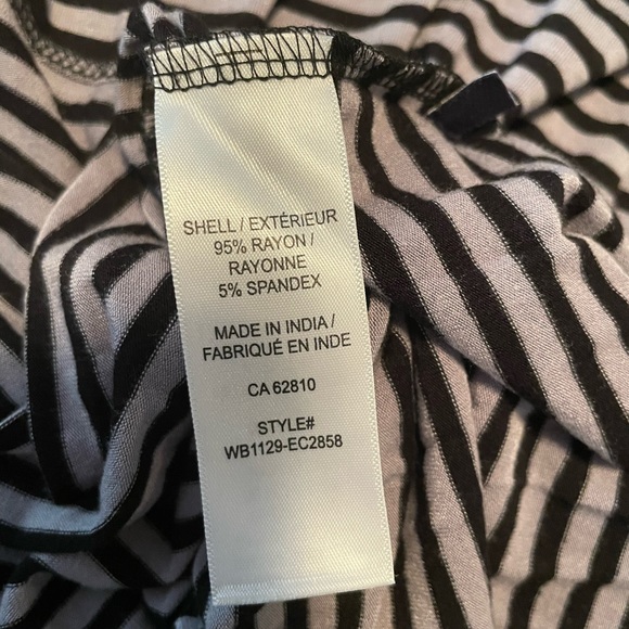 Ricki’s grey and black striped dress with drawstring waist in medium - Picture 8 of 8